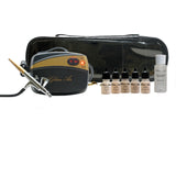 Glam Air Airbrush Makeup Foundation System Kit with 5 Shades of Foundation and Blush (Light )