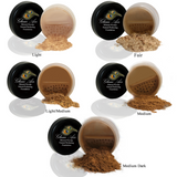 Glam Air Mineral Foundation, Natural Perfection Powder Foundation Compare with Bare Minerals and MAC Mineralize ( Bronzer)