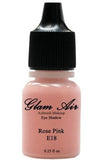 Glam Air Set of Two (2) s-  E10 Opal Lilac & E18Rose Pink Airbrush Water-based 0.25 Fl. Oz. Bottles of Eyeshadow