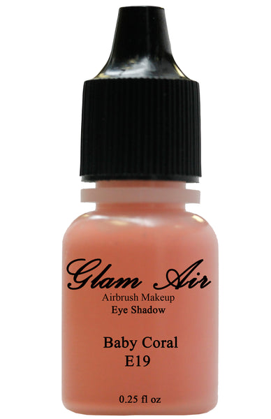 Glam Air Airbrush Baby Coral  Eye shadow Sparkles Water-based Makeup E19
