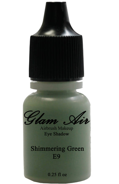 Glam Air Airbrush Shimmery Green  Eye Shadow Water-based Makeup E9