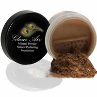Glam Air Mineral Foundation, Natural Perfection Powder Foundation Compare with Bare Minerals and MAC Mineralize ( Bronzer)