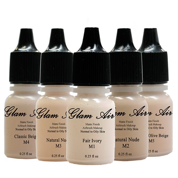 Natural Olive Beige Water Airbrush Matte Foundation M5 – Glam Air
