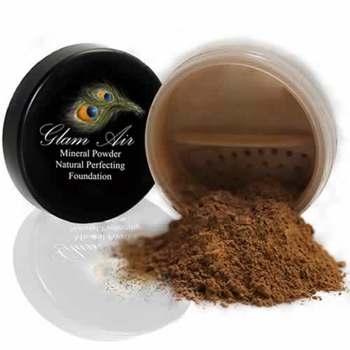 Glam Air Mineral Foundation, Natural Perfection Powder Foundation Compare with Bare Minerals and MAC Mineralize (Medium Dark)